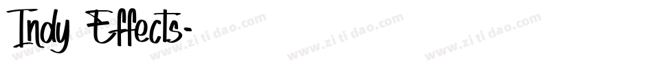 Indy Effects字体转换